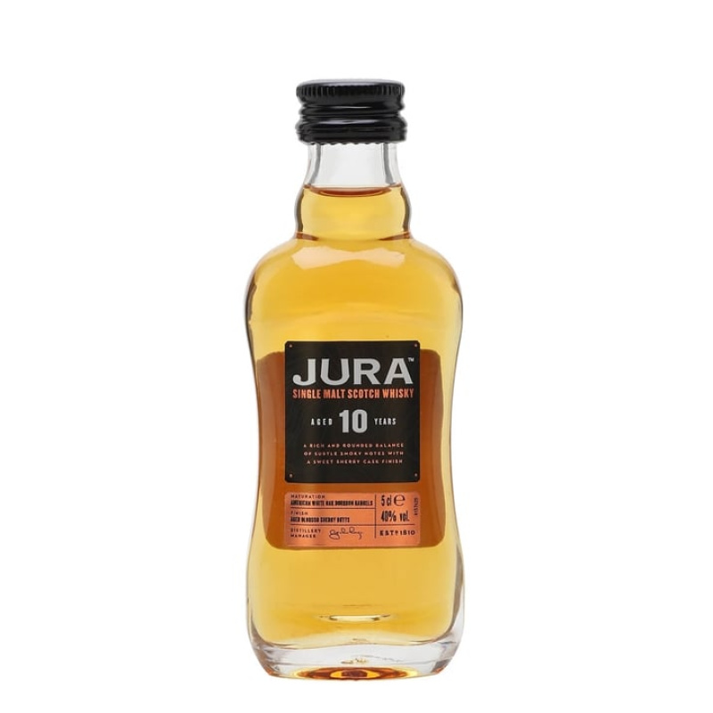 Distillery 10 Year Old – Jura 10 Year Old Miniature Island Single Malt Scotch Whisky (Island) | N/A% ABV, 700ml – Buy Now
