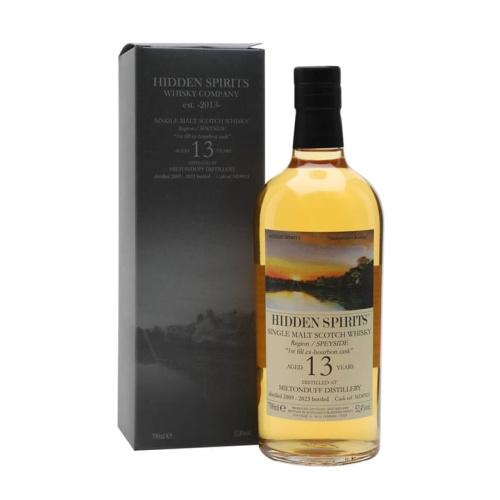Miltonduff 2009 / 13 Year Old / Hidden Spirits Speyside Single Malt Scotch Whisky