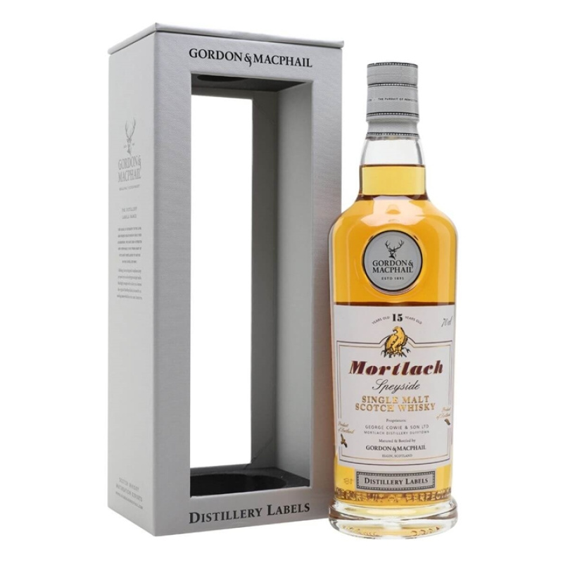 Mortlach 15 Year Old / G&M Distillery Labels Speyside Single Malt Scotch Whisky