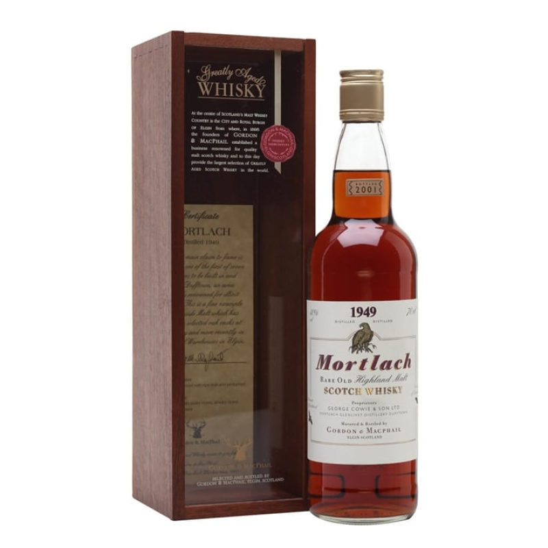 Distillery 51 Year Old – Mortlach 1949 / 51 Year Old / Sherry Cask / Gordon & MacPhail Speyside Whisky (Speyside) | N/A% ABV, 700ml – Buy Now
