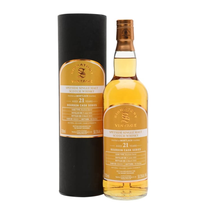 Mortlach 2003 / 21 Year Old / Bourbon Cask / Signatory for TWE Speyside Single Malt Scotch Whisky