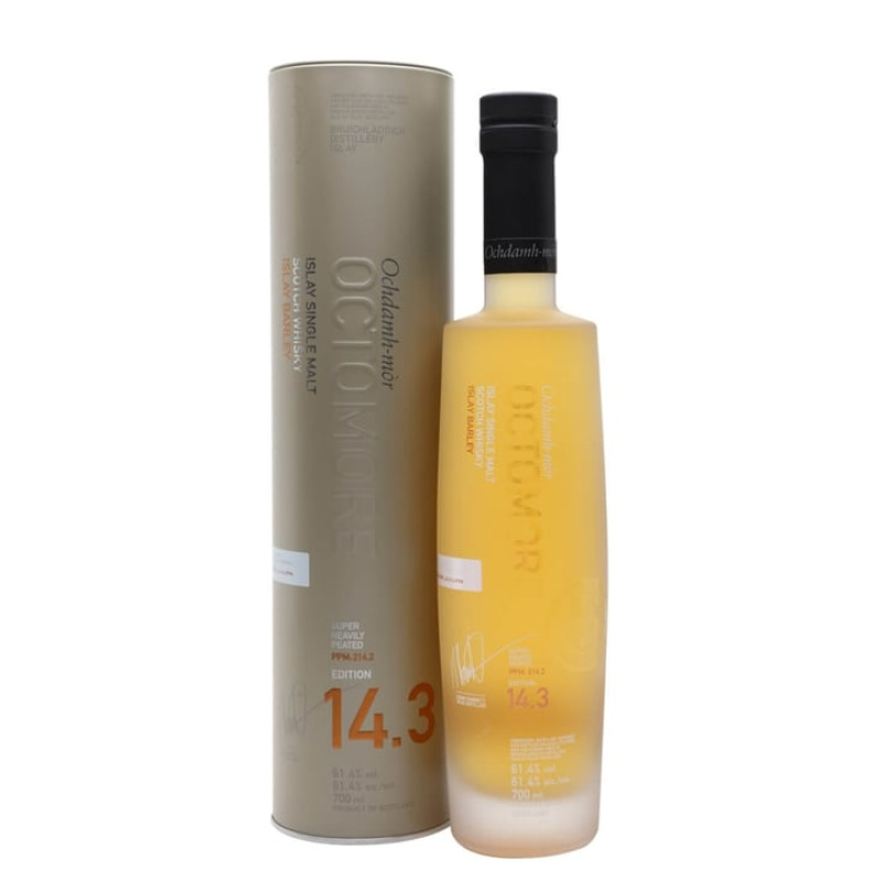 Octomore Edition 14.3 / 5 Year Old / Islay Barley / Bourbon and Wine Casks Single Malt Scotch Whisky