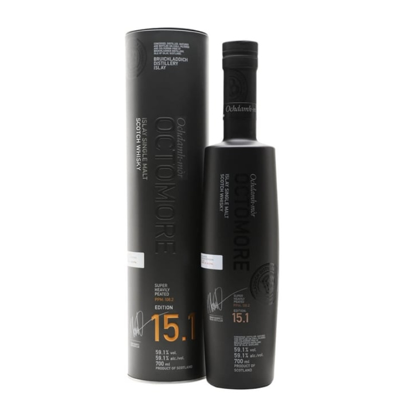 Distillery 5 Year Old – Octomore Edition 15.1 / 5 Year Old / Scottish Barley / Bourbon Cask Islay Whisky (Islay) | N/A% ABV, 700ml – Buy Now