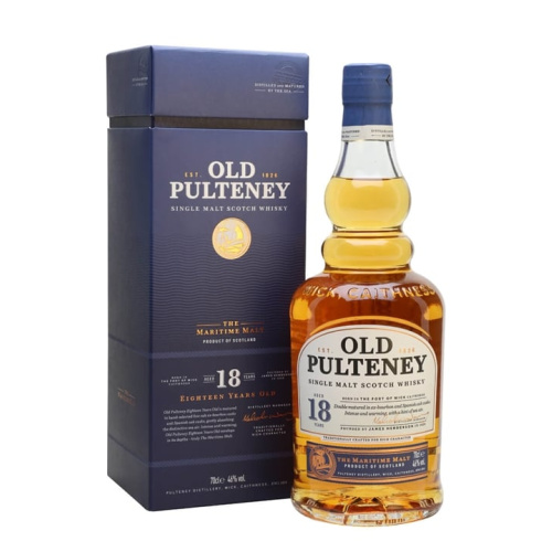 Distillery 18 Year Old – Old Pulteney 18 Year Old Highland Single Malt Scotch Whisky (Highland) | N/A% ABV, 700ml – Buy Now
