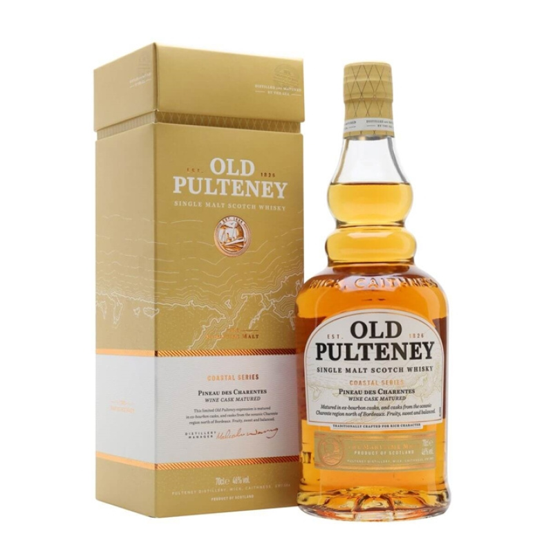 Distillery NAS Year Old – Old Pulteney Pineau des Charentes Cask / Coastal Series Highland Whisky (Highland) | N/A% ABV, 700ml – Buy Now