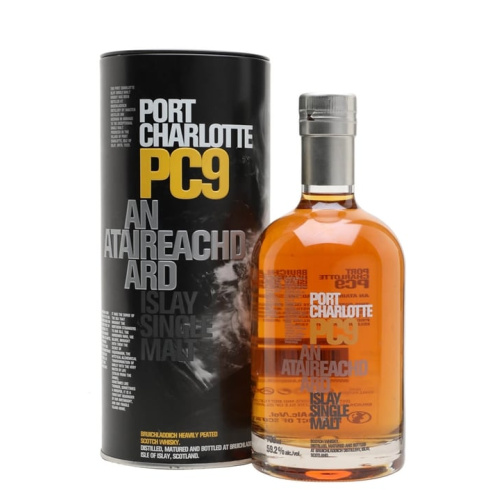 Distillery NAS Year Old – Port Charlotte PC9 / An Ataireachd Ard Islay Single Malt Scotch Whisky (Islay) | N/A% ABV, 700ml – Buy Now