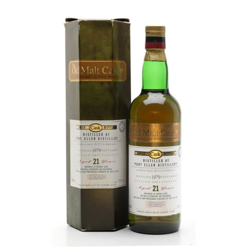 Distillery 21 Year Old – Port Ellen 1979 / 21 Year Old / Sherry Cask / Old Malt Cask Islay Whisky (Islay) | N/A% ABV, 700ml – Buy Now