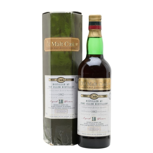 Distillery 18 Year Old – Port Ellen 1982 / 18 Year Old / Sherry Cask / Old Malt Cask Islay Whisky (Islay) | N/A% ABV, 700ml – Buy Now