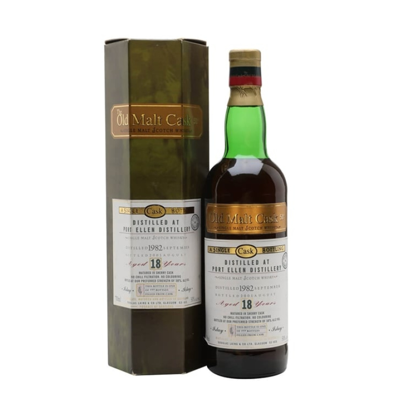 Distillery 18 Year Old – Port Ellen 1982 / 18 Year Old / Sherry Cask / Old Malt Cask Islay Whisky (Islay) | N/A% ABV, 700ml – Buy Now