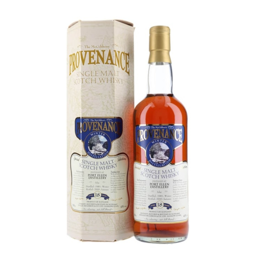 Distillery 18 Year Old – Port Ellen 1981 / 18 Year Old / Sherry Cask / Provenance Islay Whisky (Islay) | N/A% ABV, 700ml – Buy Now