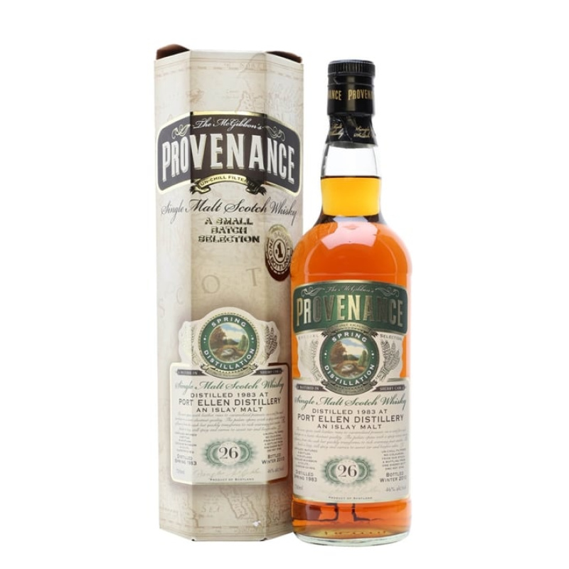 Distillery 26 Year Old – Port Ellen 1983 / 26 Year Old/ Provenance/ Sherry Butt #5746 Islay Whisky (Islay) | N/A% ABV, 700ml – Buy Now