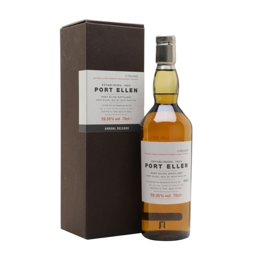Distillery 24 Year Old – Port Ellen 1978 / 24 Year Old / 2nd Release (2002) Islay Whisky (Islay) | N/A% ABV, 700ml – Buy Now