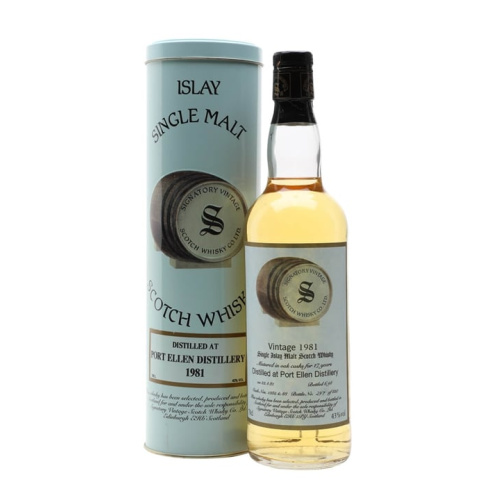 Distillery 17 Year Old – Port Ellen 1981 / 17 Year Old / Cask #1385/88 / Signatory Islay Whisky (Islay) | N/A% ABV, 700ml – Buy Now
