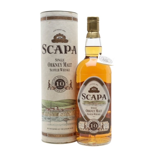 Distillery 10 Year Old – Scapa 10 Year Old / Bot.1990s / Litre Island Single Malt Scotch Whisky (Island) | N/A% ABV, 700ml – Buy Now