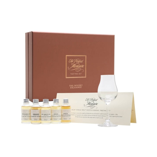 Distillery NAS Year Old – Islay Single Malt Scotch Whisky Tasting Set With Glass / 5x3cl Islay Whisky (Islay) | N/A% ABV, 700ml – Buy Now
