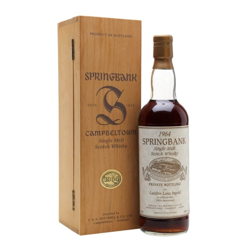 Springbank 1964 / Lateltin Lanz Ingold 100th Anniversary Campbeltown Single Malt Scotch Whisky