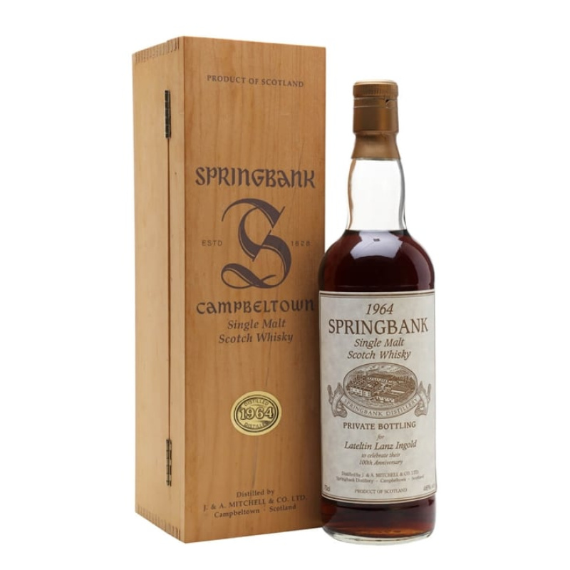 Springbank 1964 / Lateltin Lanz Ingold 100th Anniversary Campbeltown Single Malt Scotch Whisky