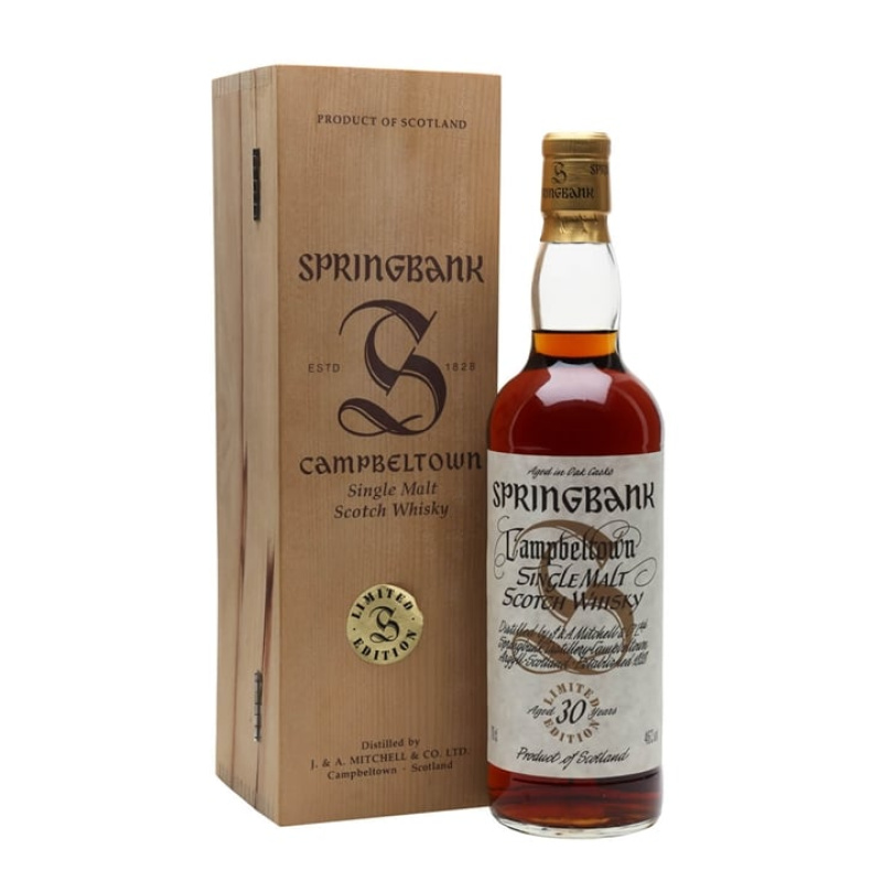 Distillery 30 Year Old – Springbank 30 Year Old / Sherry Cask / Millennium Series Campbeltown Whisky (Campbeltown) | N/A% ABV, 700ml – Buy Now