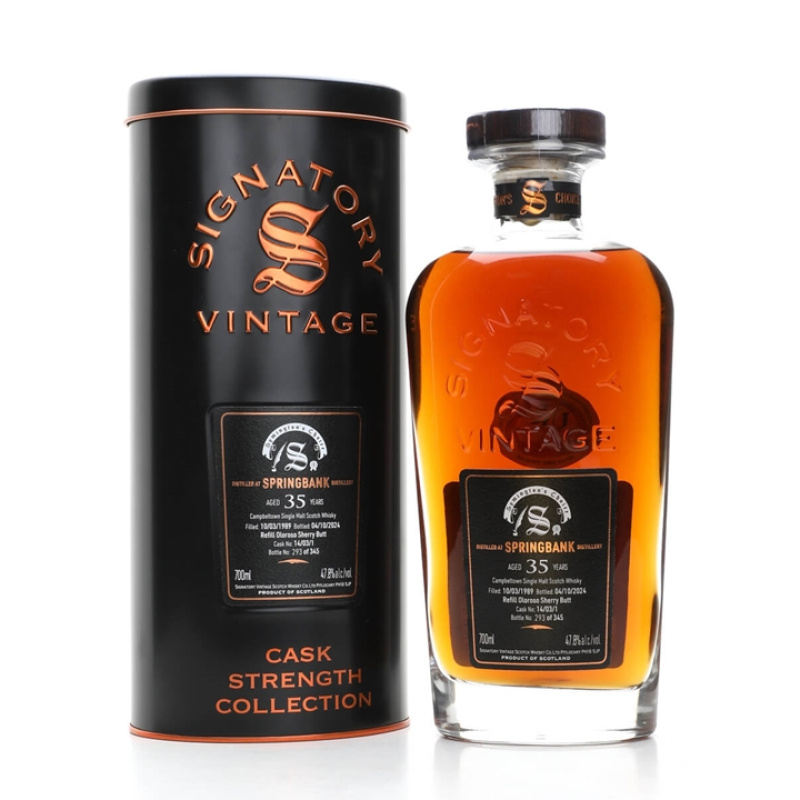 Springbank 1989 / 35 Year Old / Cask #14/03/1 / Signatory Symington’s Choice Campbeltown Single Malt Scotch Whisky