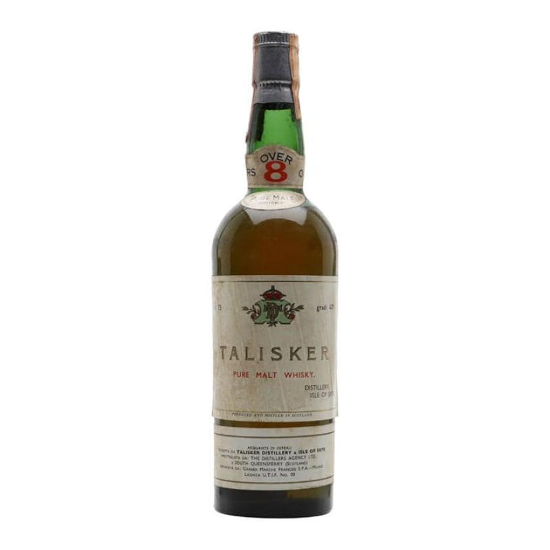 Talisker Pure Malt Over 8 Year Old / Bot.1960s Island Single Malt Scotch Whisky