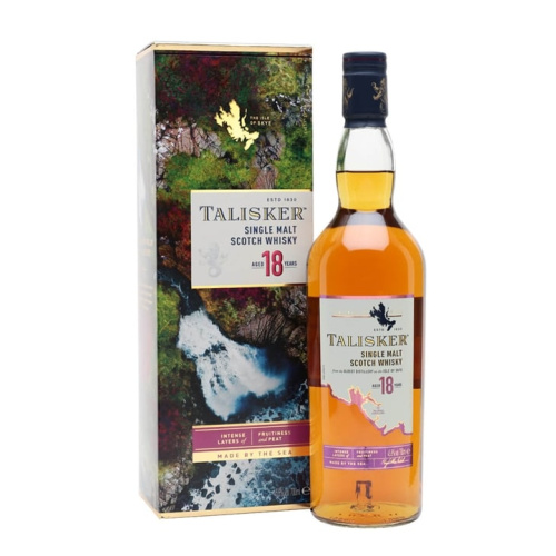 Distillery 18 Year Old – Talisker 18 Year Old Island Single Malt Scotch Whisky (Island) | N/A% ABV, 700ml – Buy Now