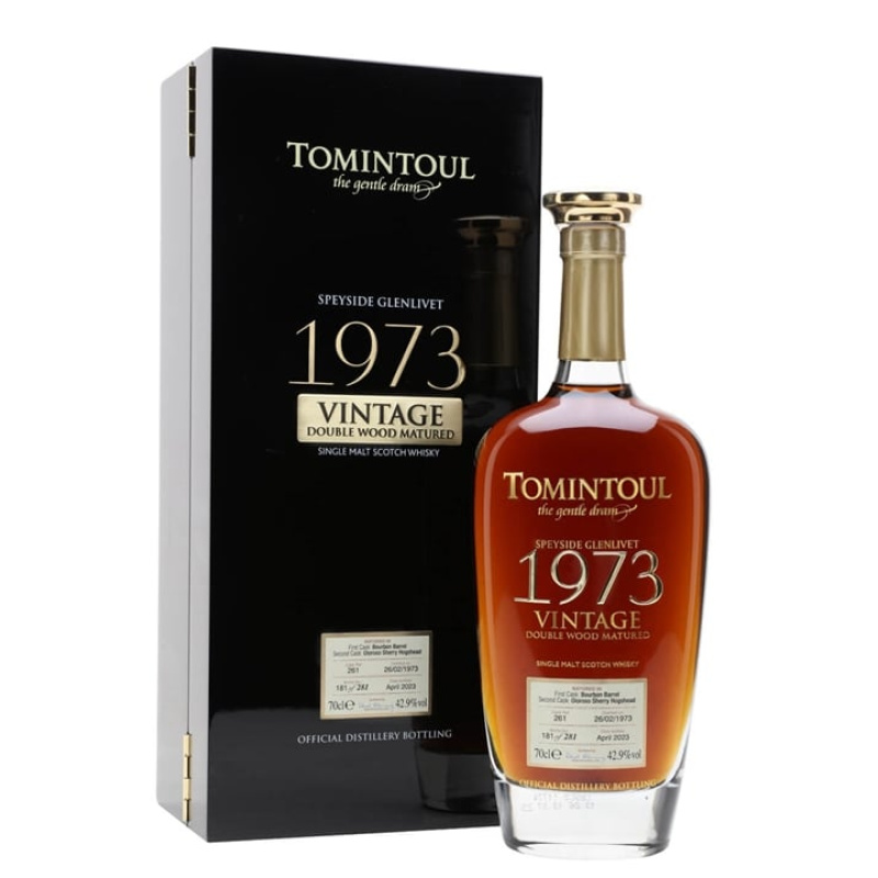 Distillery 50 Year Old – Tomintoul 1973 / 50 Year Old / Double Wood Matured / Second Edition Speyside Whisky (Speyside) | N/A% ABV, 700ml – Buy Now