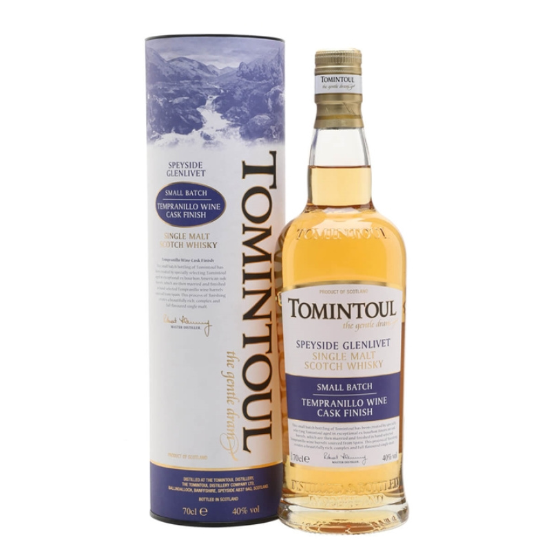 Tomintoul Tempranillo Wine Cask Speyside Single Malt Scotch Whisky