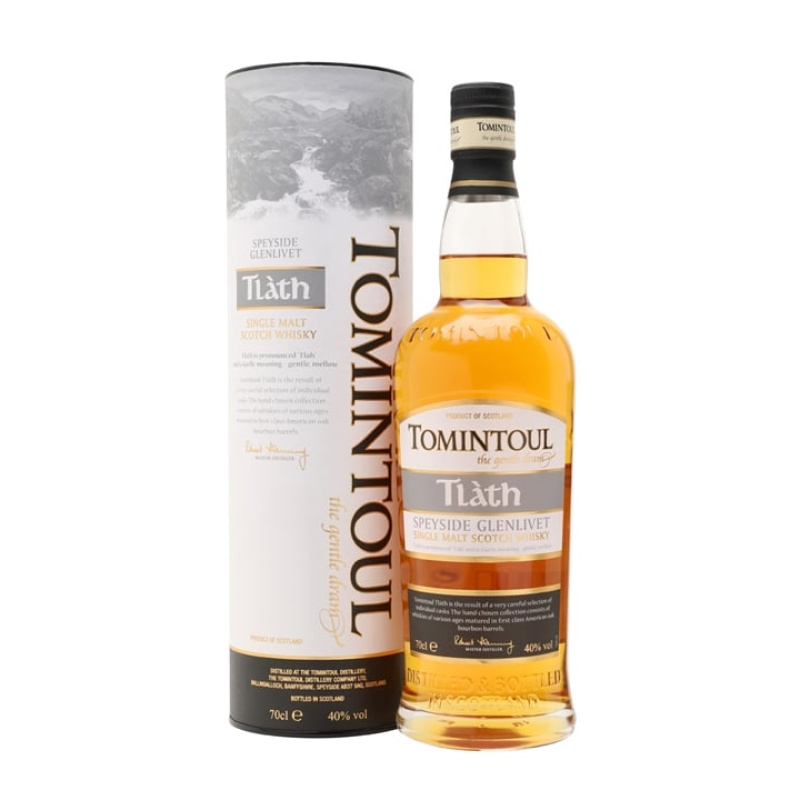 Distillery NAS Year Old – Tomintoul Tlath Speyside Single Malt Scotch Whisky (Speyside) | N/A% ABV, 700ml – Buy Now