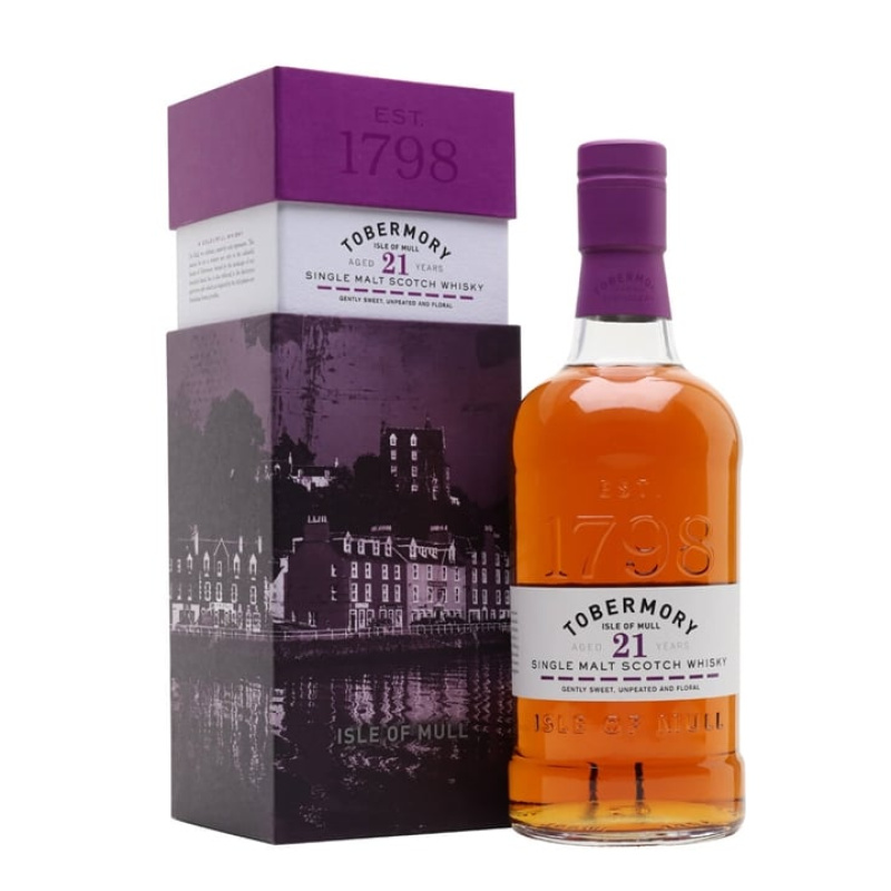 Tobermory 21 Year Old / Oloroso Sherry Finish Island Single Malt Scotch Whisky