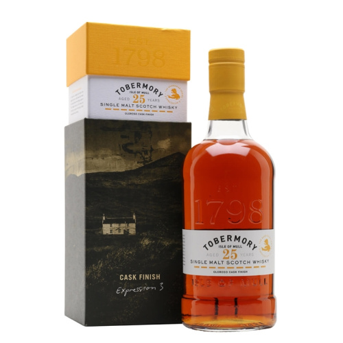 Tobermory 25 Year Old Island Single Malt Scotch Whisky