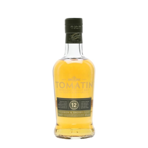 Tomatin 12 Year Old / Small Bottle Highland Single Malt Scotch Whisky