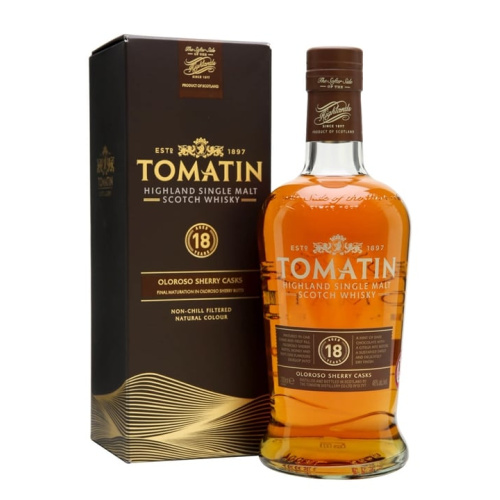 Tomatin 18 Year Old / Oloroso Sherry Finish Highland Single Malt Scotch Whisky