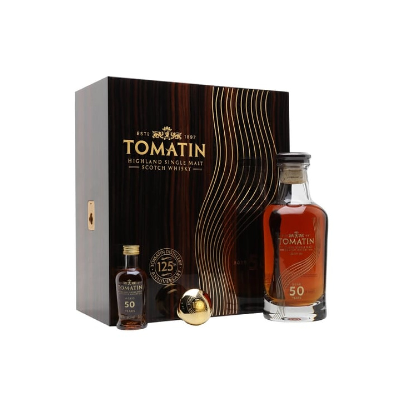 Distillery 50 Year Old – Tomatin 1971 / 50 Year Old / Cask 30040 / 125th Anniversary Highland Whisky (Highland) | N/A% ABV, 700ml – Buy Now