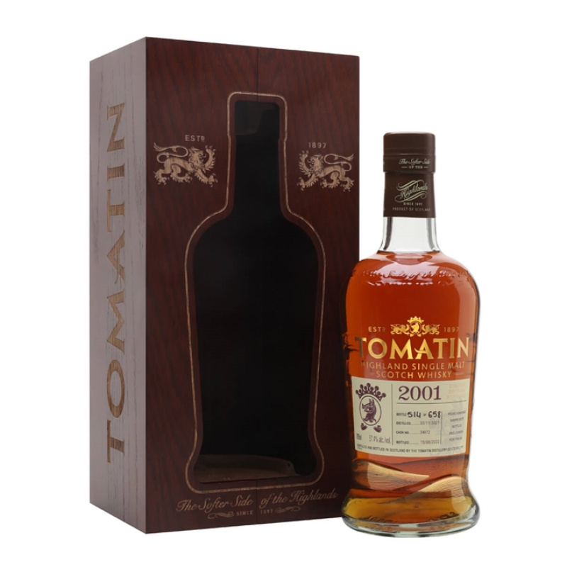 Distillery 20 Year Old – Tomatin 2001 / 20 Year Old / PX Sherry Cask / UK Exclusive Highland Whisky (Highland) | N/A% ABV, 700ml – Buy Now