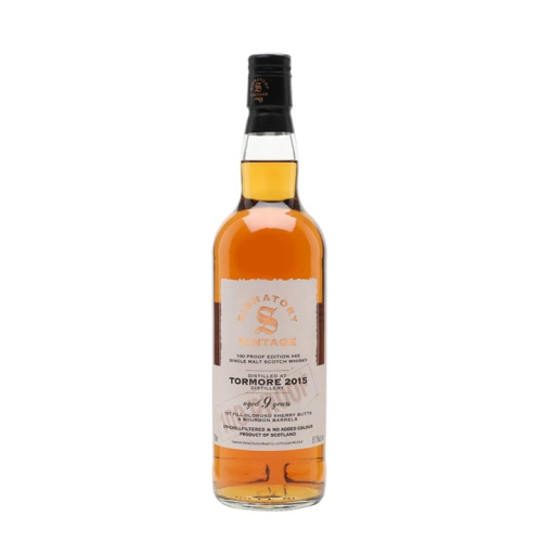 Distillery 9 Year Old – Tormore 2015 / 9 Year Old / 100 Proof Edition 45 / Signatory Speyside Whisky (Speyside) | N/A% ABV, 700ml – Buy Now