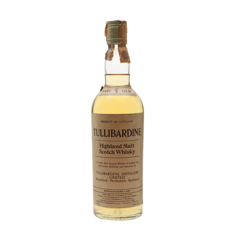 Distillery 5 Year Old – Tullibardine 5 Year Old / Bot.1980s Highland Single Malt Scotch Whisky (Highland) | N/A% ABV, 700ml – Buy Now