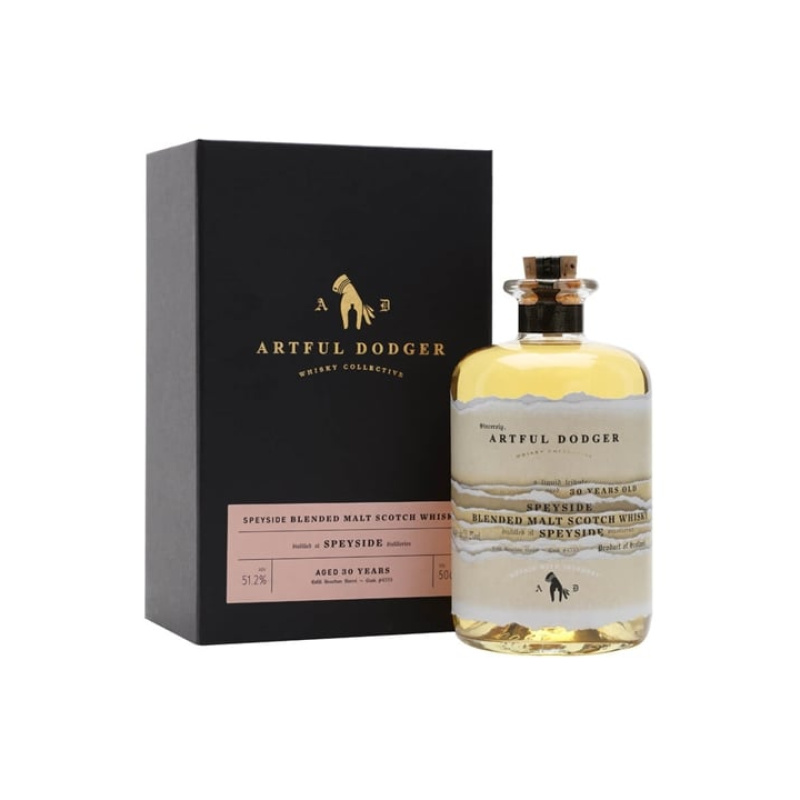 Distillery 30 Year Old – Speyside Blended Malt (Burnside) 1989 / 30 Year Old / The Artful Dodger Speyside Whisky (Speyside) | N/A% ABV, 700ml – Buy Now
