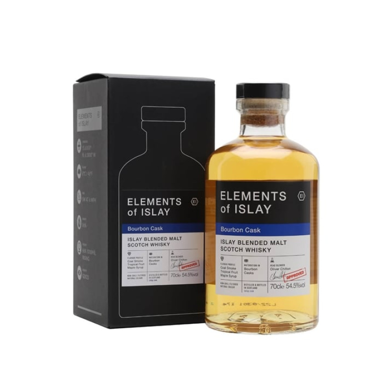 Distillery NAS Year Old – Elements of Islay Bourbon Cask Islay Blended Malt Scotch Whisky (Islay) | N/A% ABV, 700ml – Buy Now
