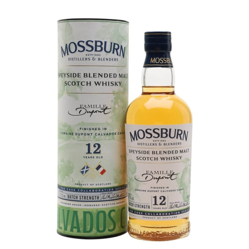 Distillery 12 Year Old – Mossburn 12 Year Old Speyside Blended Malt  / Dupont Calvados Finish Speyside Whisky (Speyside) | N/A% ABV, 700ml – Buy Now